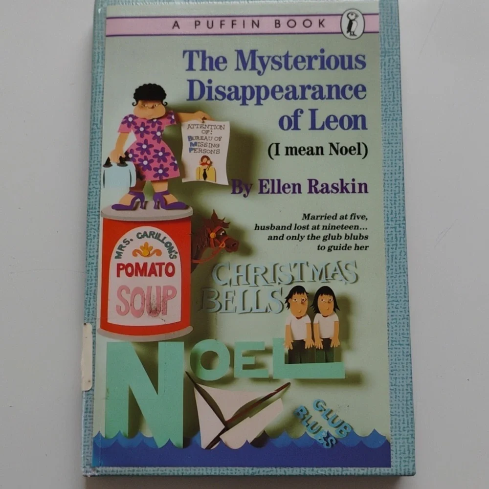Vintage The Mysterious Disappearance of Leon HARD COVER BOOK 📚